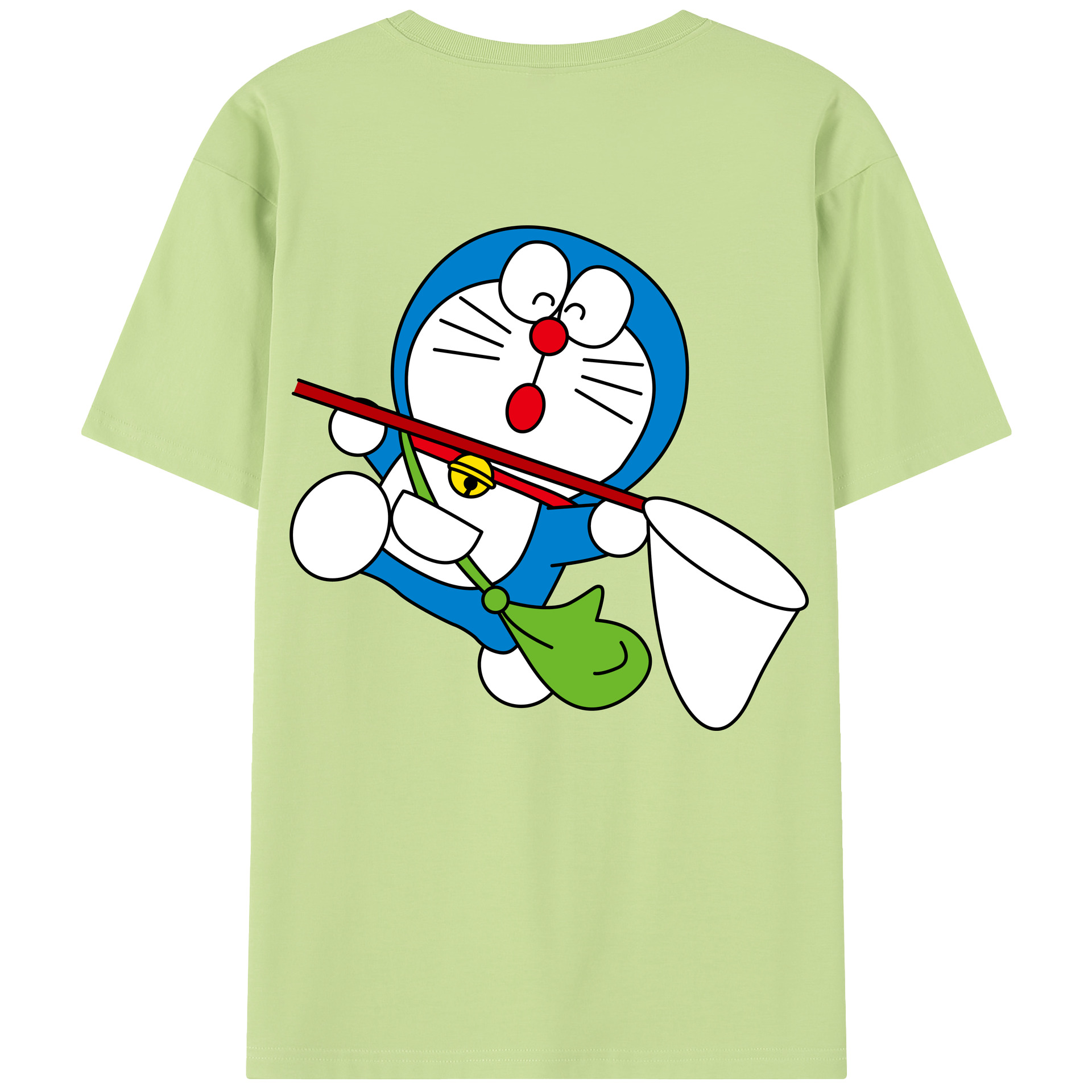 （画像用） ドラえもん Doraemon 綿100％半袖Tシャツ（背面プリント）